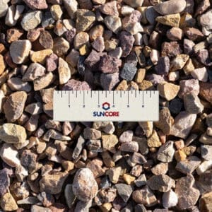 ¾ inch decorative rock