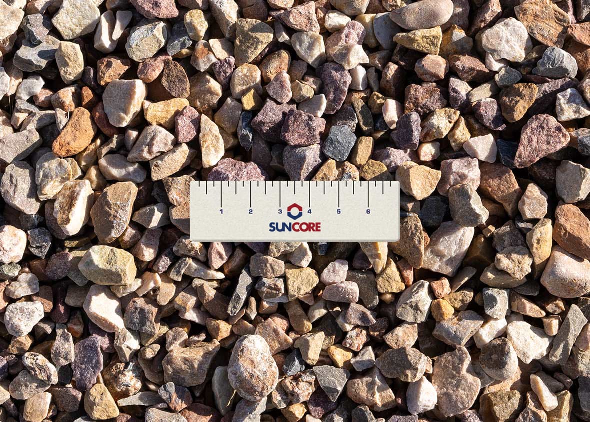 Angled Rocks Colorado Rock – ¾″ Max. Decorative Angled Rock - Suncore Construction & Materials