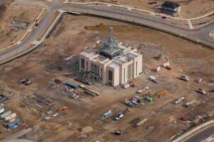 Saratoga Springs Temple Construction