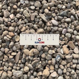 1.5 inch screened rock