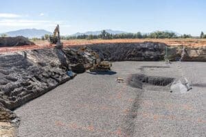 Orem Temple Construction footing excavation