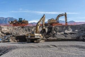Orem Temple Construction footing excavation