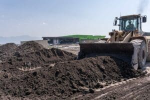 Provo Airport New Terminal Construction Front Loader Earthwork