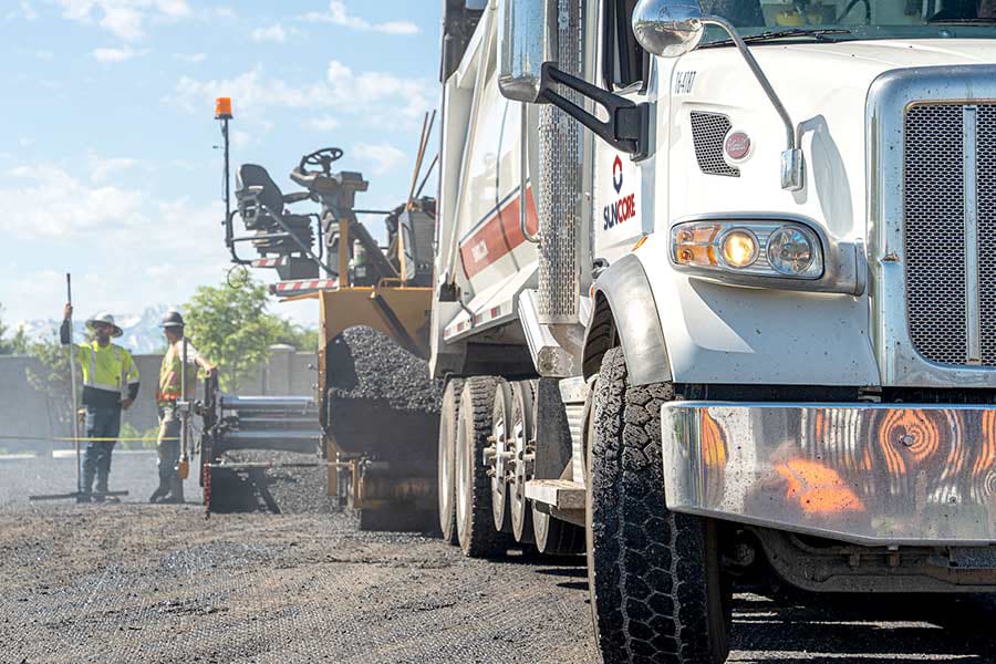 Asphalt paving from Sunroc