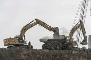Angus processing plant excavation