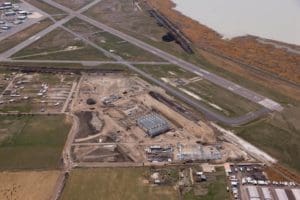 Duncan Aviation construction aerial 2018