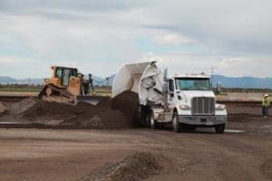 Duncan Aviation road construction