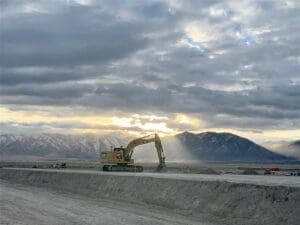 Lakeview Business Park Earthwork Excavator Construction