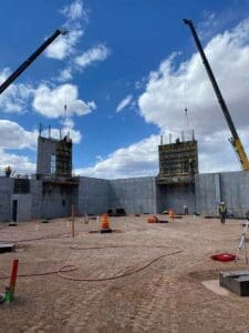 Red Cliffs Temple Concrete Ready Mix Paving walls