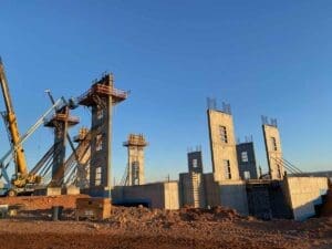 Red Cliffs Temple Sunroc Concrete walls