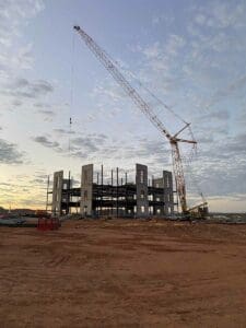 Red Cliffs Temple Sunroc Concrete walls