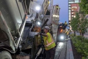 Paving Asphalt Downtown Idaho