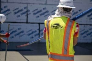 Angus processing plant concrete flat work finish paving