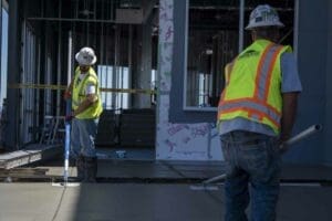 Angus processing plant concrete flat work