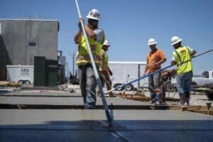 Angus processing plant concrete flat work