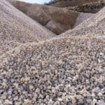 Raw Mined Gypsum crushed